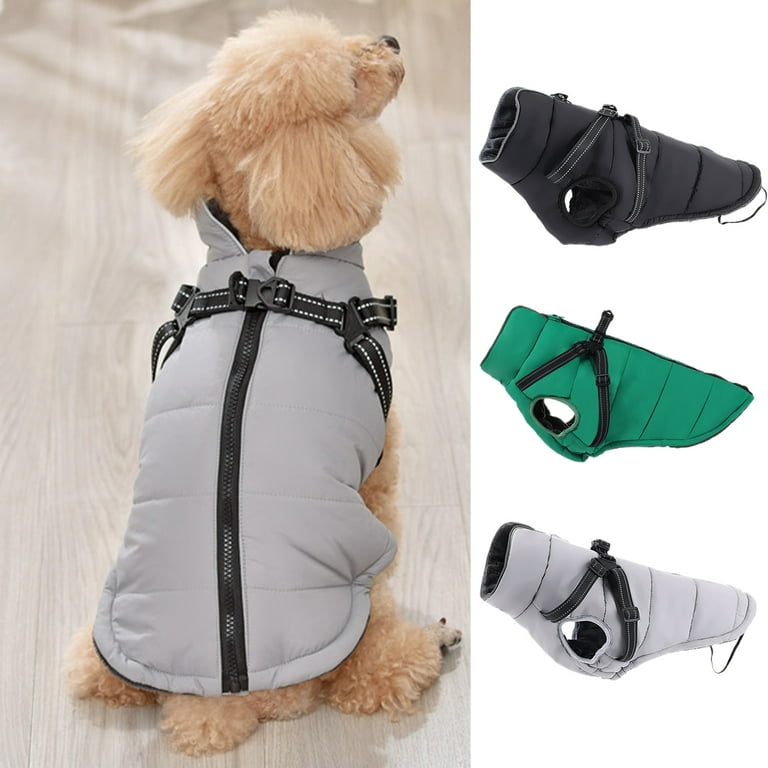 Warm Dog Coats Windproof Dog Jacket for Cold Weather Dog Fleece