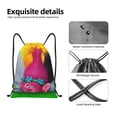 thumbnail image 4 of Zufioo Trolls Band Together Print Sports Cinch Sack Gym String Bags Machine Washable Heavy Duty String Backpack for Men Women-Small, 4 of 6