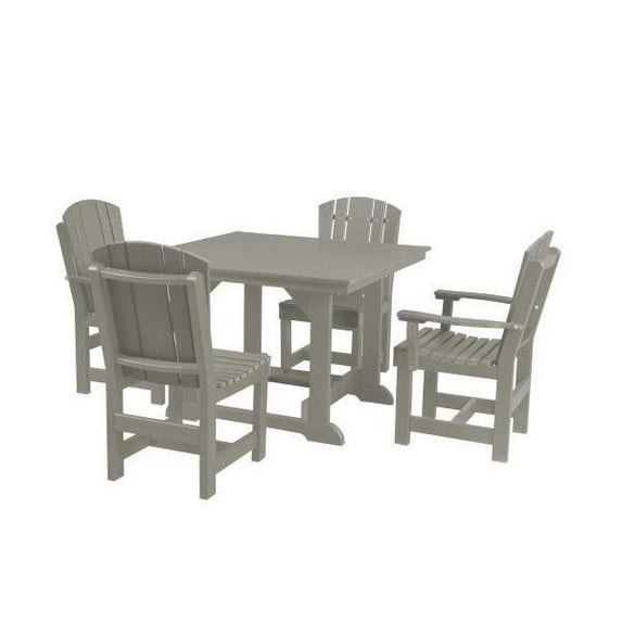 Heritage Table, 2 Dining Chairs, 2 Arm Chairs