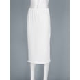thumbnail image 5 of renvena Half Slips for Women Underskirt Short Lace Trim Above Knee Half Slip White B One Size, 5 of 7