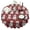 Pink Bichon Frise, variant on Husky Dog Flower Floral Round Tablecloth 60"x60",Wrinkle Wipeable Table Cloth for Kitchen Dining Room Picnic Patio Party