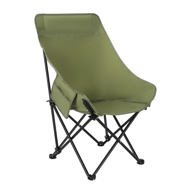 Silla de silla de campamento plegable silla portátil para patio de viaje eventos deportivos Verde