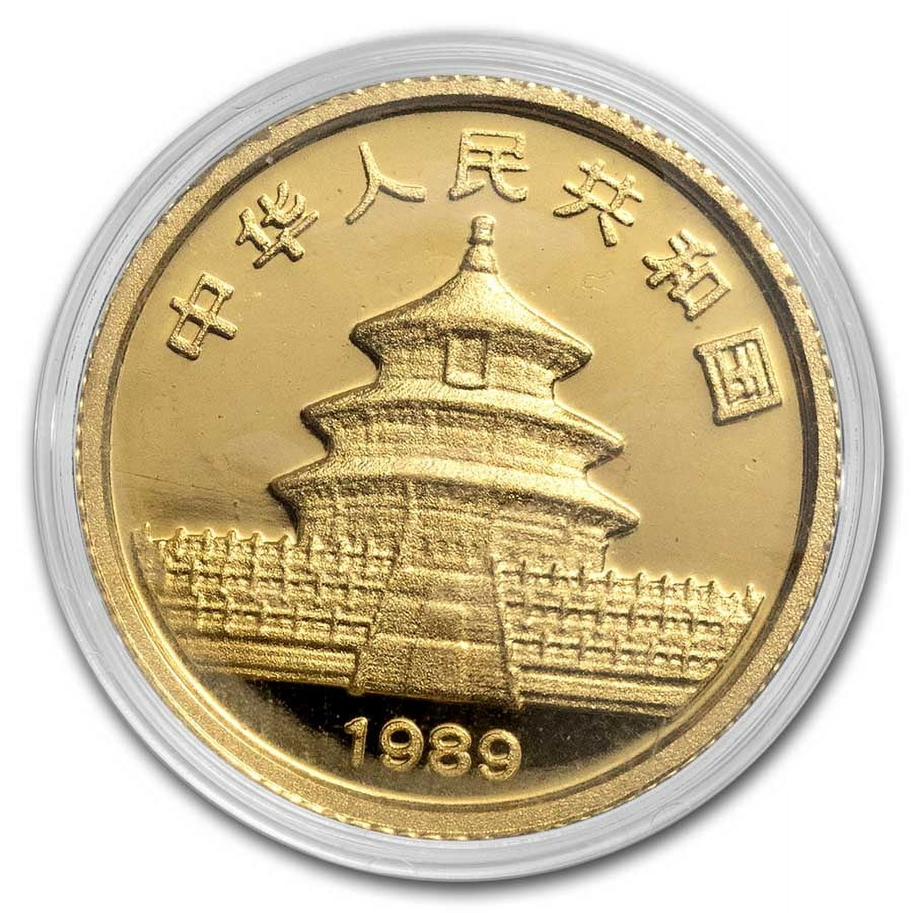 1989 China 5-Coin Gold Panda Proof Set (With COA) - Walmart.com