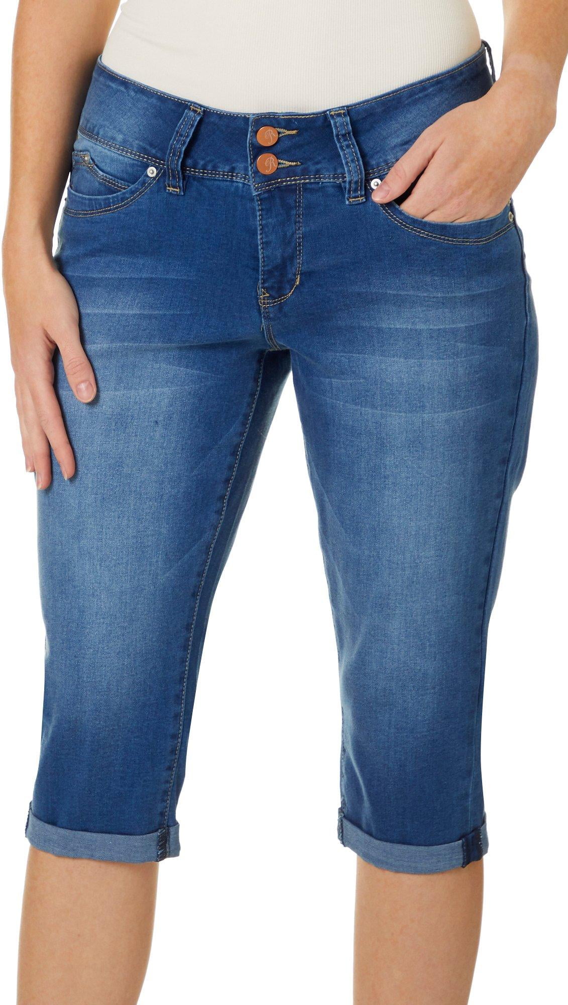 denim capris walmart