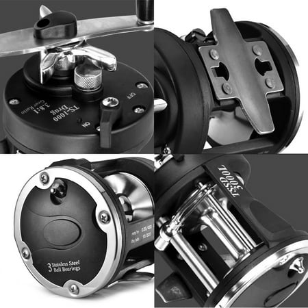 Trolling Boat Sea Fishing Reel Trolling Fishing Reel Right Hand Drum Fishing Wheel