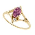 thumbnail image 2 of Tommaso Design� Oval 6x4 mm Genuine Pink Tourmaline Ring, 2 of 9