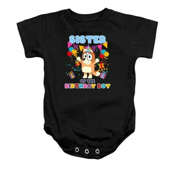Bluey Lessons And Bingo Sis Baby Onesie Bluey Cartoon Shirt, Bluey Party Shirt, Bluey Theme Party Cute Baby Onesie, BABY BODYSUIT LAT 4424