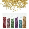 thumbnail image 1 of Uxcell 6 Colors Crushed Glass Irregular Sequins, Multicolor Metallic Chunky Glitters, 1 of 7