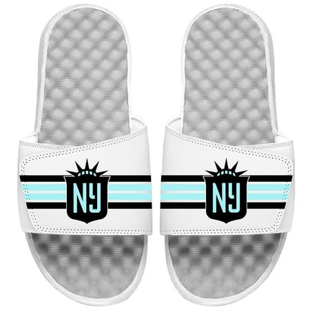 

Youth ISlide White NJ/NY Gotham FC Stripes Slide Sandals