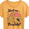 thumbnail image 3 of Disney Princess - Ariel Shell We Be Friends - Women's Short Sleeve Graphic T-Shirt, 3 of 6