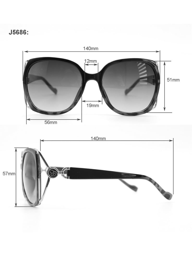 Jessica Simpson Women's J5686 Oversized UVA and UVB Protective