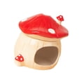 thumbnail image 4 of S SERENABLE Ceramic Hamster House Hamster Nest Habitat for Small Animals Chinchilla Rats Red, 4 of 9