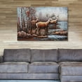thumbnail image 3 of Empire Art Direct PMO-181803-3248 Deer Mixed Media Iron Hand Painted Dimensional Wall Art, 3 of 9