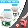 thumbnail image 4 of Hordely 94OZ Laundry Pods Container, Clear Dishwasher Pod Container Holder Storage Dispenser, Laundry Room Organization for Dryer Sheet/Powder with Scoop and Labels, Plastic, 4 of 6