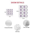 thumbnail image 6 of Purple Gray Leaves Dish Towels Set, Waffle Weave Kitchen Towels 4 Pieces, Summer Tropical Plant Aesthetics Microfiber Hair Face Bath Tea Towel Absorbent Quick Drying Cleaning Dish Cloths, 12"x12", 6 of 7