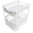 thumbnail image 1 of Sink shelving kitchen under the platform seasoning bottle rack storage rack table telescopic push pull drawer type cabinet, 1 of 6
