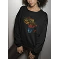 thumbnail image 3 of African Map Zentangle Style Sweatshirt Women -Image by Shutterstock, Female Large, 3 of 4