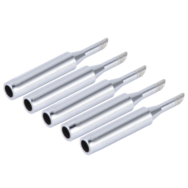 Puntas de soldadura de calentamiento interno, punta de soldador de 5 piezas Cabezal de soldador de cobre Cabezal de soldadura de cobre Diseño fácil de usar VoborMX herramienta