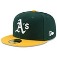 thumbnail image 3 of Men's New Era Green/Gold Athletics National Baseball Hall of Fame 59FIFTY Fitted Hat, 3 of 5