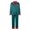 Dark Green, variant on Duqingm Holiday Pajamas Matching Family Christmas Pajamas Set, Silk Satin Long Sleeve Button Down Comfy Loungewear for Couples, Men, Women Grey,XL