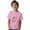 Pink, variant on Girls Kids Boys Casual Short Sleeve T Shirt Fourth Of July Patriotic Graphic Tee Top Clothes