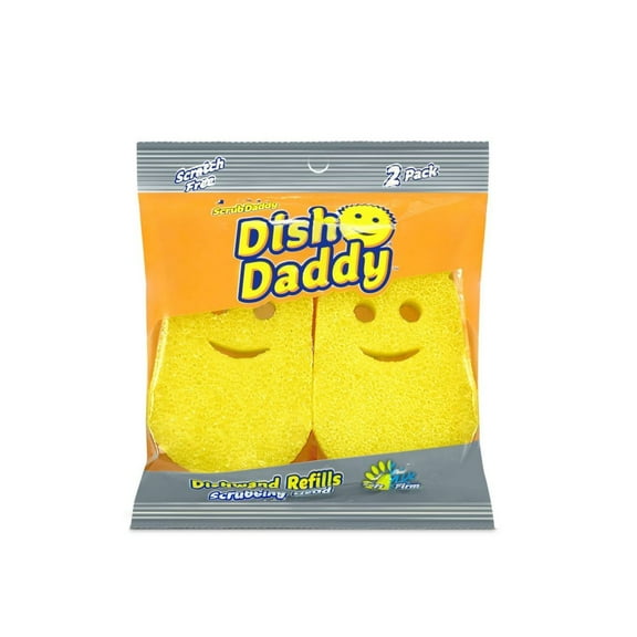 Scrub Daddy Dish Daddy Dishwand Refill - Unscented, Multi Surface - 2 Count