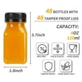 thumbnail image 2 of Botellas de jugo TOMNK, 48 unidades, 120 ml, plástico con tapas, etiqueta y cepillo, 2 of 6