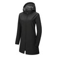 thumbnail image 3 of Off Road Ventures Women's Softshell Jacket, Fleece Lined Waterproof Rain Jacket Lightweight Windbreaker Long Warm Coat With Removable Hood, 3 of 8