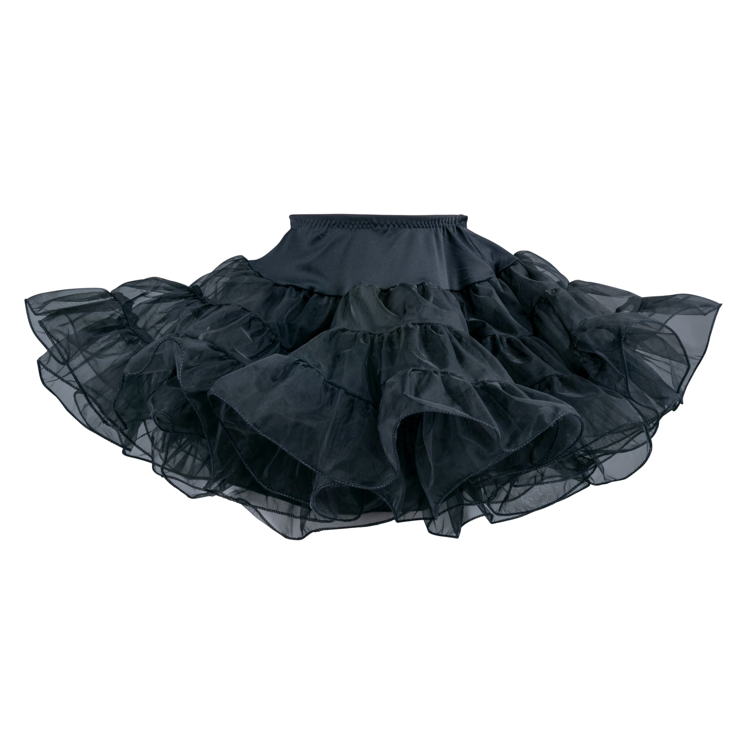 BANNED 50s Rockabilly Starlite Petticoat Under Skirt 26" 10 12 14 16 BLACK 