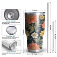 thumbnail image 6 of 30oz Pioneer Flower Tumblers Stainless Steel Tumbler with Lid and Straw,Vacuum Insulated Double Wall Travel Tumbler Cups Mug with Cleaning Brush for Coffee,Tea, 6 of 7