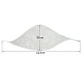 thumbnail image 5 of Sardfxul Rain Bonnet with Visor Waterproof Clear Plastic Hat Cap Scarf with Chin Strap, 5 of 5