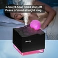 thumbnail image 6 of Humidifier Large Room,300Ml Moon Humidifier with Colored Lights (Black),Rechargeable 1200 Mah,Air Humidifier for Home Baby Nursery & Plants, 6 of 8