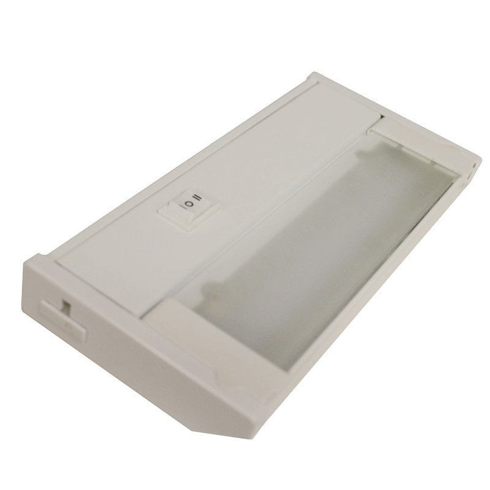AQ Lighting 8" Aluminum LED Under Cabinet Kitchen Overhead Lighting in Nickel