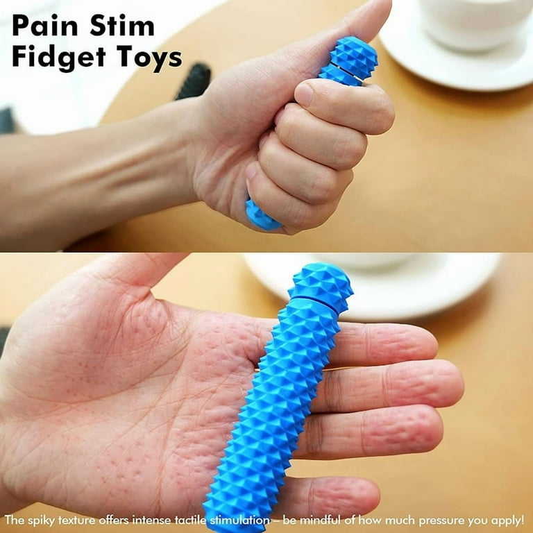 2pz Set Portachiavi Spiky Grippie Stim, Giocattoli Sensoriali