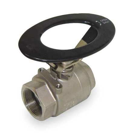 Value Brand 2-Piece Ball Valve, 316 Stainless Steel, 1WNA1