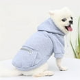 thumbnail image 3 of Dog Clothes, Soft Breathable Sweatshirt for Small & Medium Breed Dogs, Perfect for Cool Morning Walks & Lounging at Home Gray 3XL, 3 of 4
