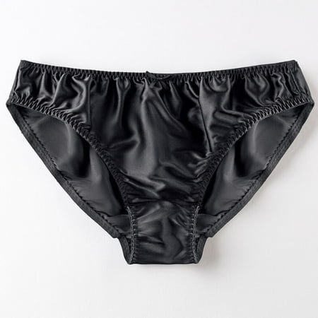 

Women Briefs Soft Silk Panties Silk Satin Lingerie G-String Summer Lace Knickers