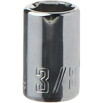 Craftsman Sockets, 1/4" Drive 3/8" 6 Point SAE Sha CMMT43497