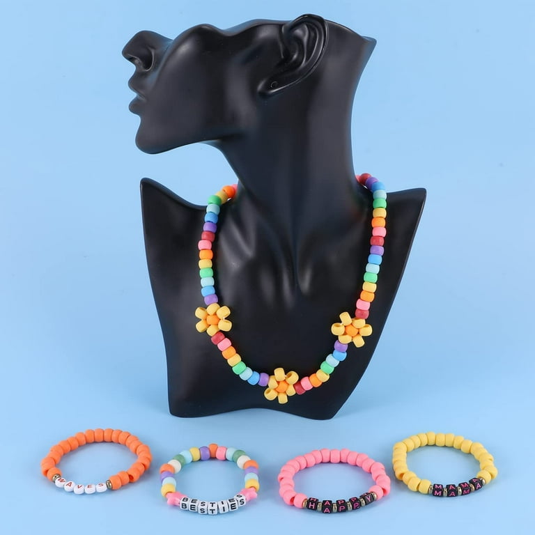 3600Pcs Kandi Beads Bracelet Making Kit, 9Mm Pony Beads for Bracelets Making  Inc