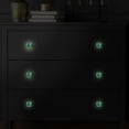 thumbnail image 5 of 4PCS Square Cabinet Fluorescence Knob Glowing in the Dark Furniture Drawer Pulls Handle with Screws Dinosaur, 5 of 5