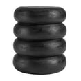 thumbnail image 6 of Ellery Round Stacked Wood Side Table in Wirebrush Black, 6 of 8