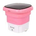 thumbnail image 1 of Guardoinrt Large Capacity Portable Washing Machine Foldable Underwear Socks Adjustable Washer Wash Machines Cleaning for Dormitory Pink Type 2, 1 of 6