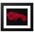 thumbnail image 2 of Marsden Hartley 18x15 Black Modern Framed Museum Art Print Titled - Lobster on Black Background (1940-1941), 2 of 5