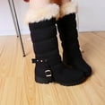 thumbnail image 5 of Chenyee Winter Snow Boots for Women Mid Calf Fleece Lined Comfortable Water-proof Outdoor Booties, 5 of 7