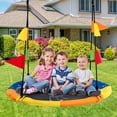 thumbnail image 2 of Infans 40" Flying Saucer Tree Swing Indoor Outdoor Swing w/Hanging Straps Monkey, 2 of 7