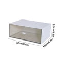 thumbnail image 3 of HOZVOMI Multi Grids Desktop Storage Box - Transparent Plastic Sorting Box for Stationery and Miscellaneous Items - Stackable Compartment Organizer for Office and Dormitory, 3 of 6