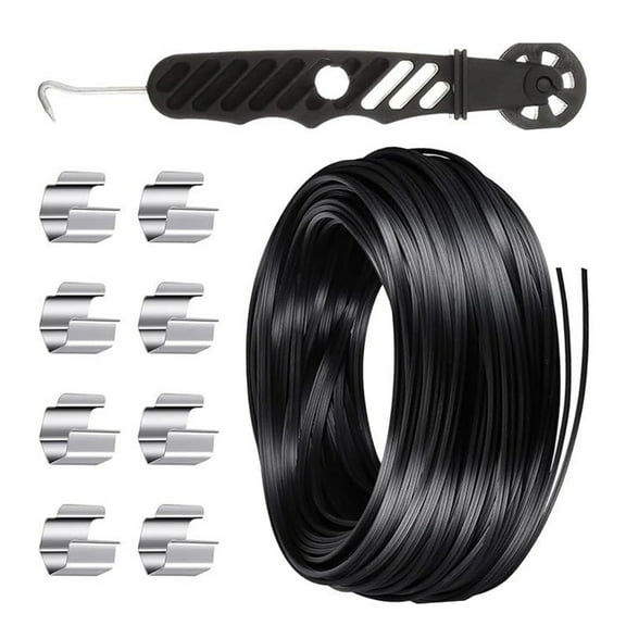 Window Screen Splines Repair Kits with Handle Press Wheel and Clip for Easy Installation