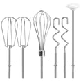 thumbnail image 1 of Juego de 6 accesorios para batidora de mano de acero inoxidable Kitchenaid, 1 of 7