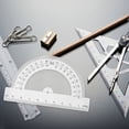 thumbnail image 4 of Miangastore 10Pcs Measuring Protractor Half Circle Protractor Plastic Protractor Convenient Measurement Protractor, 4 of 9