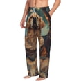 thumbnail image 2 of Daiia Tree Meditating Golden Retriever Men's Sleep Pant with Pockets and Drawstring,Pajama Pants-X-Large, 2 of 9